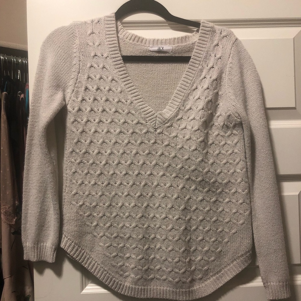 Cable knit sweater. XS.